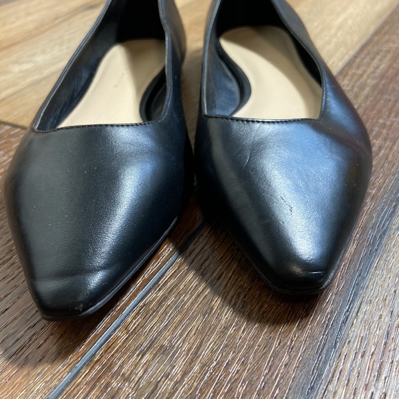 Charles & Keith Pointed Toe Black Flats Size 37 - Picture 3 of 13